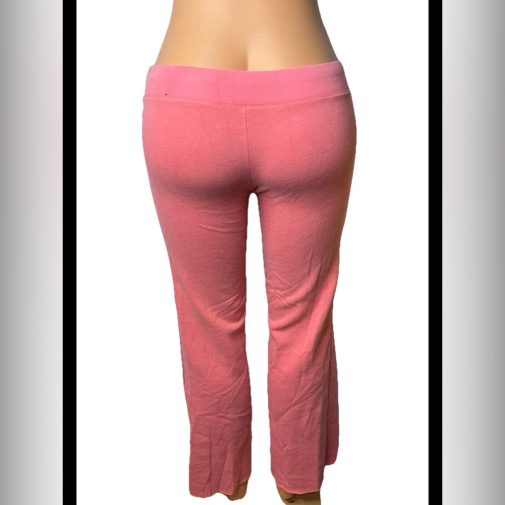 Aeropostale Pink Joggers with Glitter A Patch - Picture 3 of 4